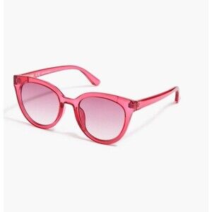 J Crew pink cat eye‎ sunglasses With 100% UV Protection. Comes Cloth Pouch